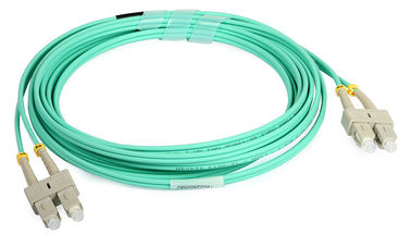 China SC UPC Duplex Fiber Optic Patch Cord Single Mode And Multimode Fiber Optic Cable supplier