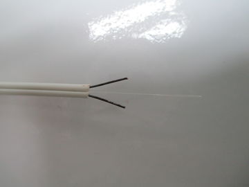 China 1 Core Flat Optical FTTH Drop Wire Cable Single Mode / Multi Mode Fiber Optic Cable supplier