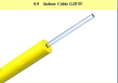 China Tight Buffered Indoor Fiber Optic Cable 0.9mm with PVC LSZH Jacket supplier