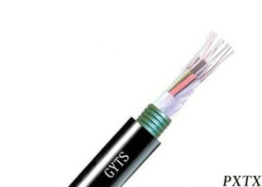 China Outdoor Loose Tube Stranded Direct Buried Amoured Fiber Optic Cable GYTS supplier