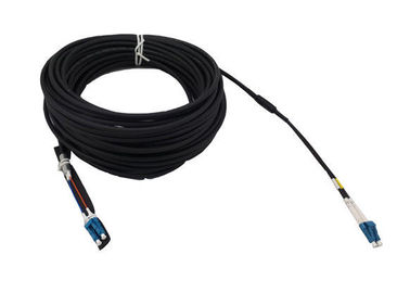 China Amoured Fiber Optic Patch Cord with GYXTW Cable for Communication Network supplier