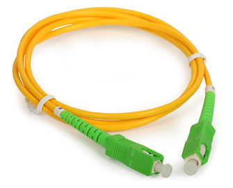 China CATV Network SC APC Fiber Optic Patch Cord with PVC or LSZH Jacket , High Return Loss supplier