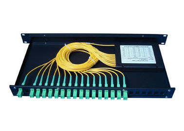 China 1x16 Fiber Optic PLC Splitter Rack Mounted Fiber Terminal Box supplier