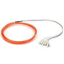 China MM OM1 62.5/125 Fiber Optical Pigtail , 0.9mm OFNP Fiber Optic Cable supplier
