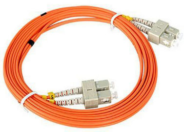 China Telecommunication Fiber Optic ST- LC Multimode Patch Cord 10m Patch Cable supplier