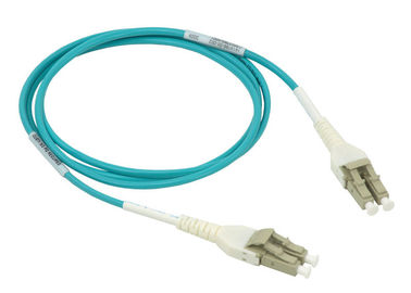 China Indoor FTTH OM3 OM4 LC to LC Fiber Patch Cable PC / APC / UPC Polishing supplier
