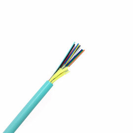 China GJFJV Flexible Corning Indoor Fiber Optic Cable 2 - 48 Core Single Mode Optical Fiber Cable supplier