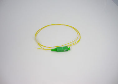 China Yellow Fiber Optic Pigtails SC / APC 9 / 125 TIGHT BUFFERED G652D OS2 0.9MM supplier