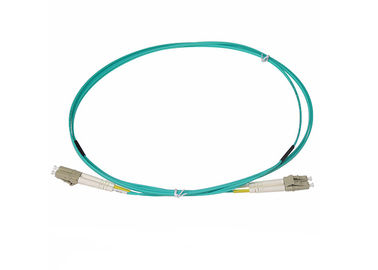 China LC-LC 10G OM3 50 / 125 Fiber Optic Duplex Patch Cables PVC / LSZH 2.0mm supplier