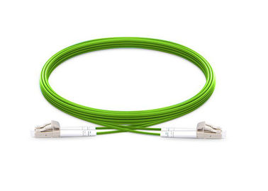 China 100G OM5 50 / 125 Wide Band Multimode LC LC Fiber Optic Patch Cables PVC / LSZH supplier