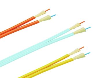 China Indoor Riser Duplex 2.0mm / 3.0mm Tight Buffered Fiber Optic Cable for Patch Cord and Pigtails supplier
