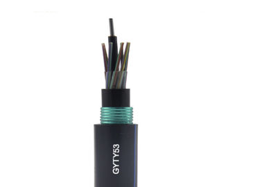 China Non - Metallic FRP 2-288C GYFTA53 Outdoor Fiber Optic Cable With Multi Tube Structure supplier