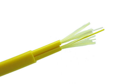 China LSZH / PVC / TPU Ruggedised Duplex Flat With 3.0mm / 2.0mm Indoor Fiber Optic Cable supplier