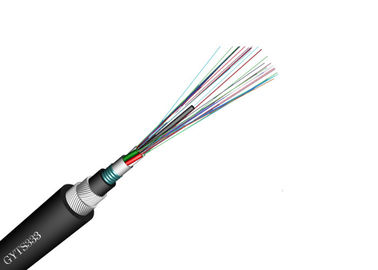 China STEEL PE sheath Double steel wire armoured fiber optic cable GYTS333 Metallic strength member supplier