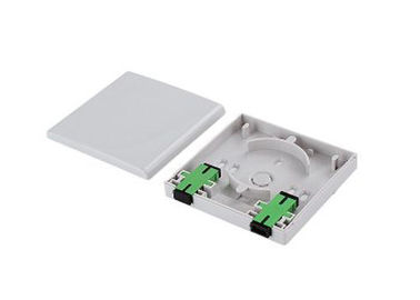 China 1 Port Optical Fiber Distribution Frame FTTH Socket Faceplate with ABS material For Indoor Usage supplier