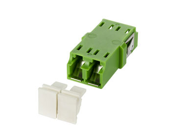China LC Fiber Optic Adapter with Internal Shutter with Flange or Without Flange supplier