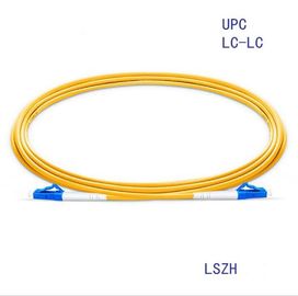 China LC/upc-LC/upc SM Simplex Yellow Fiber Optic Patch Cord ,fiber optical jumper supplier