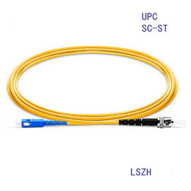 China SC/Upc-ST/Upc Simlex Singlemode 9/125 Fiber Patch Cord supplier