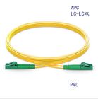 Customized LC/apc-LC/apc SM Duplex Yellow Fiber Optic Patch Cord