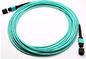 Industrial Fiber Optic Patch Cord Optical Fiber Network Cable With OFNP / OFNR Jacket supplier