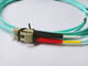 Duplex PC UPC LSZH Single Mode Fiber Patch Cord / Fiber Optic Jumper Cable supplier