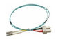 Duplex PC UPC LSZH Single Mode Fiber Patch Cord / Fiber Optic Jumper Cable supplier