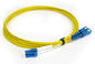 G652D Single Mode Fiber Optic Cable LC-SC Patch Cord Duplex 0.9mm 2mm 3mm supplier
