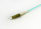 CATV / MAN LC OM3 Fiber Optic Pigtail Aqua Color UPC APC Endface supplier