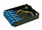 Simplex / Duplex LC MPO Fiber Optic Cassette Patch Panel With RoHS / SGS supplier