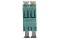LC OM3 Multi Mode Duplex Fiber Optic Cable Adapter with High Return Loss , SC Shape supplier