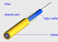 Simplex Indoor Optical Fiber Cable GJFJV LSZH For Tactical / Underground supplier