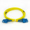 SC UPC / APC Duplex 3mm Single Mode Fiber Patch Cord Optical Fiber Cable FTTA supplier