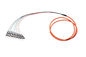 OM2 50/125 Fiber Optic Pigtail , Simplex Duplex 1 - 12 Core Optical Fiber Pigtail supplier