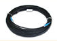 Black SC-SC FTTH Fiber Optic Cable Single Mode Patch Cord Jumper supplier