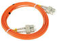 Telecommunication Fiber Optic ST- LC Multimode Patch Cord 10m Patch Cable supplier