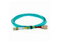 10G OM4 50 / 125 LC-SC Fiber Optic Patch Cord PVC / LSZH , Green supplier