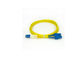LC-SC 9 / 125 G652D OS2 Fiber Optic Duplex Patch Cords PVC / LSZH supplier