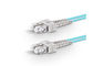 SC-SC Duplex Fiber Optic Patch Cords Premium Quality OM3 10G 50 / 125 supplier