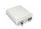 Rohs Compliant 12c Accommodate 1*8 Plc Splitter Pole Or Wall Mounted Fiber Optic Terminal Box supplier