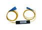 Abs Box Dual Window 1310 / 1550nm Fbt Splitter 1:99 With 2.0mm, 3.0mm Cable supplier