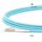 LC/UPC-LC/UPC OM3 Simplex Aqua Fiber optical jumper patch cord supplier
