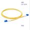 Indoor LC/upc-LC/upc SM Duplex Yellow Fiber Optic Patch Cord supplier