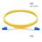 Indoor LC/upc-LC/upc SM Duplex Yellow Fiber Optic Patch Cord supplier